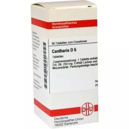 CANTHARIS D 6 comprimés, 80 pc