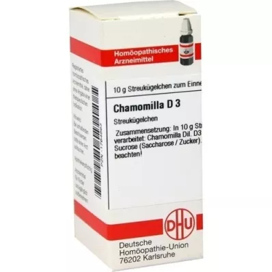 CHAMOMILLA D 3 globules, 10 g