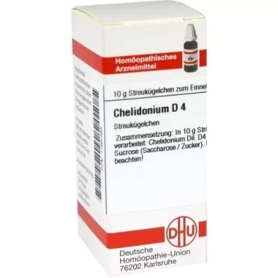 CHELIDONIUM D 4 globules, 10 g