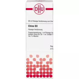 CHINA Dilution D3, 20 ml