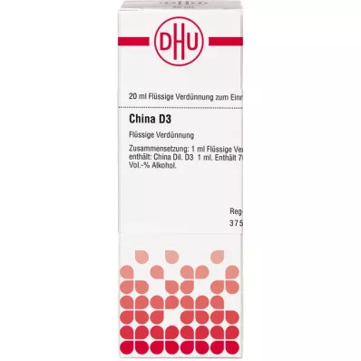 CHINA Dilution D3, 20 ml CHINA Dilution D3, 20 ml