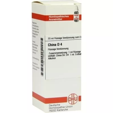 CHINA Dilution D4, 20 ml