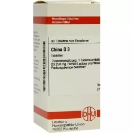 CHINA D 3 comprimés, 80 pc