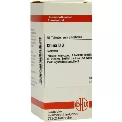 CHINA D 3 comprimés, 80 pc