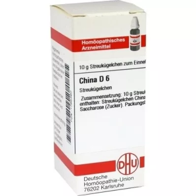 CHINA D 6 globules, 10 g CHINA D 6 globules, 10 g