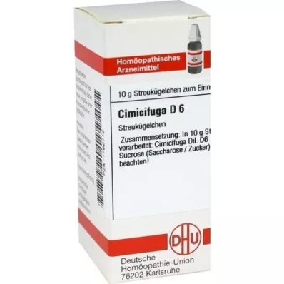 CIMICIFUGA D 6 globules, 10 g CIMICIFUGA D 6 globules, 10 g