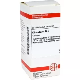 CINNABARIS D 4 comprimés, 80 pc