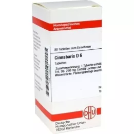 CINNABARIS D 6 comprimés, 80 pc