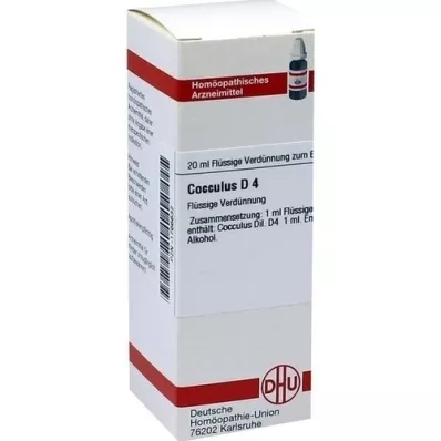 COCCULUS Dilution D4, 20 ml COCCULUS Dilution D4, 20 ml