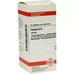 CONIUM D 6 comprimés, 80 pc
