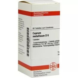 CUPRUM METALLICUM D 6 comprimés, 80 pc