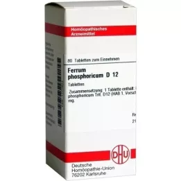 FERRUM PHOSPHORICUM D 12 comprimés, 80 pc