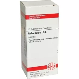 GELSEMIUM D 6 comprimés, 80 pc