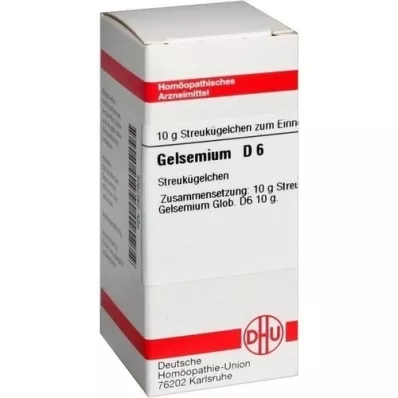 GELSEMIUM D 6 globules, 10 g