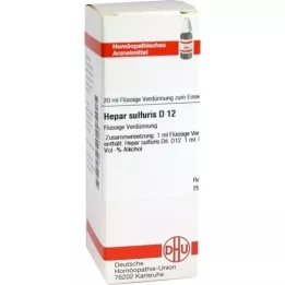 HEPAR SULFURIS Dilution D12, 20 ml