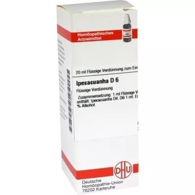 IPECACUANHA Dilution D6, 20 ml