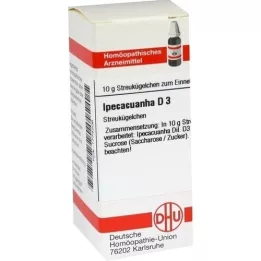 IPECACUANHA D 3 globules, 10 g
