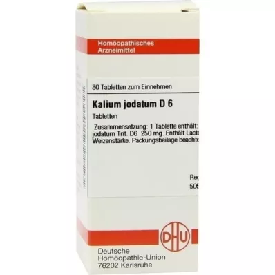 KALIUM JODATUM D 6 comprimés, 80 pc
