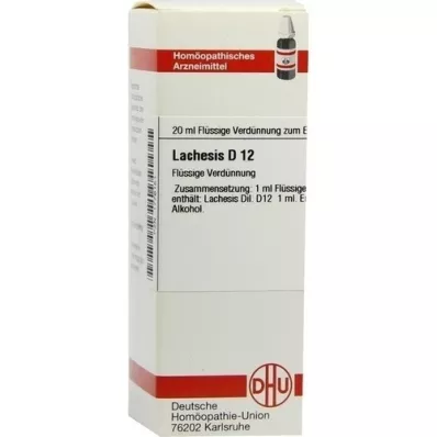 LACHESIS Dilution D12, 20 ml LACHESIS Dilution D12, 20 ml