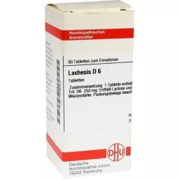 LACHESIS D 6 comprimés, 80 pc
