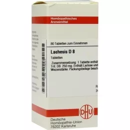 LACHESIS D 8 comprimés, 80 pc