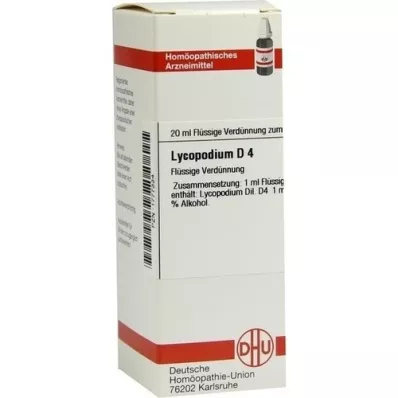 LYCOPODIUM Dilution D4, 20 ml