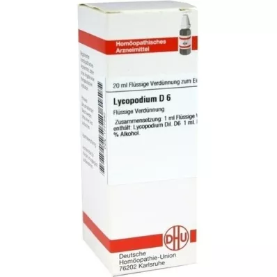 LYCOPODIUM Dilution D6, 20 ml