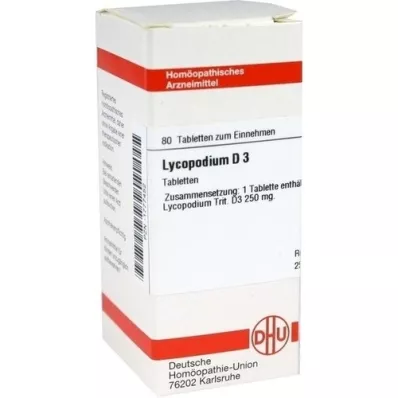 LYCOPODIUM D 3 comprimés, 80 pc