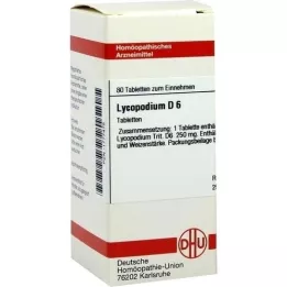 LYCOPODIUM D 6 comprimés, 80 pc