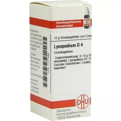 LYCOPODIUM D 4 globules, 10 g