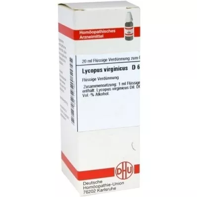 LYCOPUS VIRGINICUS Dilution D6, 20 ml