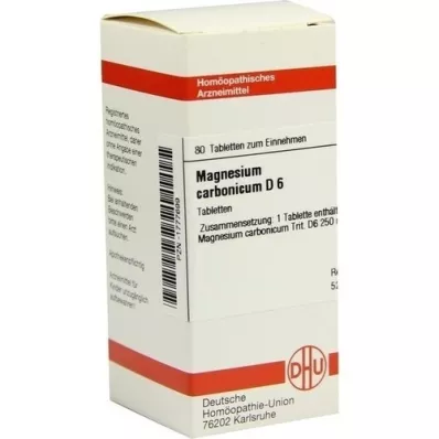 MAGNESIUM CARBONICUM D 6 comprimés, 80 pc MAGNESIUM CARBONICUM D 6 comprimés, 80 pc