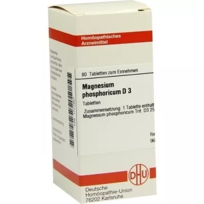 MAGNESIUM PHOSPHORICUM D 3 comprimés, 80 pc