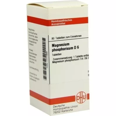 MAGNESIUM PHOSPHORICUM D 6 comprimés, 80 pc