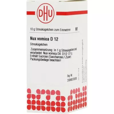 NUX VOMICA D 12 globules, 10 g NUX VOMICA D 12 globules, 10 g
