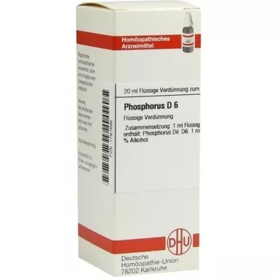 PHOSPHORUS Dilution D6, 20 ml