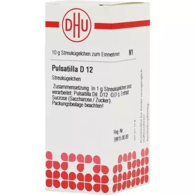 PULSATILLA D 12 globules, 10 g