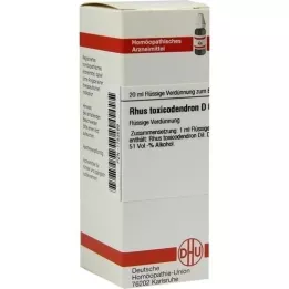 RHUS TOXICODENDRON Dilution D6, 20 ml