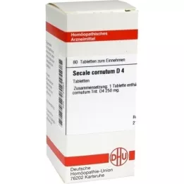SECALE CORNUTUM D 4 comprimés, 80 pc