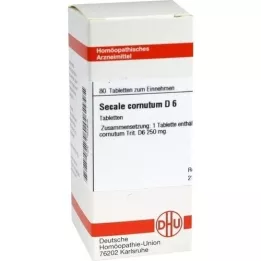 SECALE CORNUTUM D 6 comprimés, 80 pc