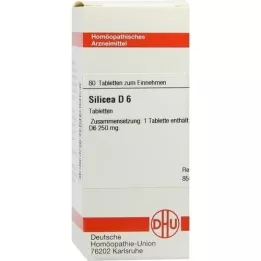SILICEA D 6 comprimés, 80 pc