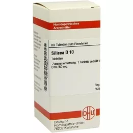 SILICEA D 10 comprimés, 80 pc