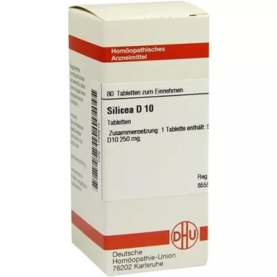 SILICEA D 10 comprimés, 80 pc SILICEA D 10 comprimés, 80 pc