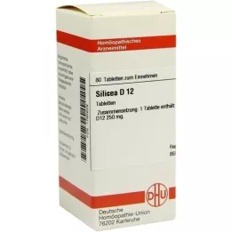 SILICEA D 12 comprimés, 80 pc