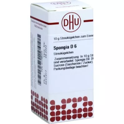 SPONGIA D 6 globules, 10 g SPONGIA D 6 globules, 10 g
