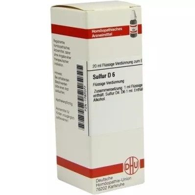 SULFUR Dilution D6, 20 ml