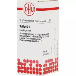 SULFUR D 6 globules, 10 g