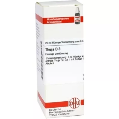 THUJA Dilution D3, 20 ml
