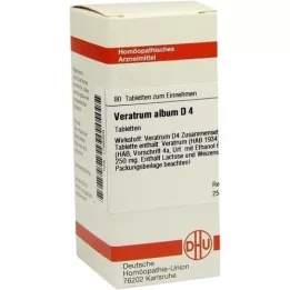 VERATRUM ALBUM D 4 comprimés, 80 pc