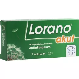 LORANO comprimés aigus, 7 pc